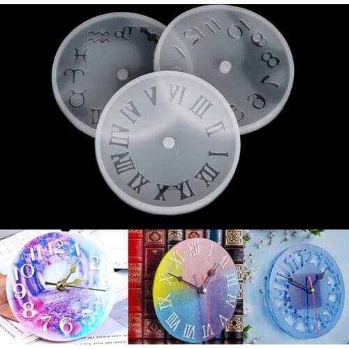 Silicone Mold Clock For Jewelry Small Size Clock Resin Silicone Mould Handmade Tool DIY Epoxy Resin Molds