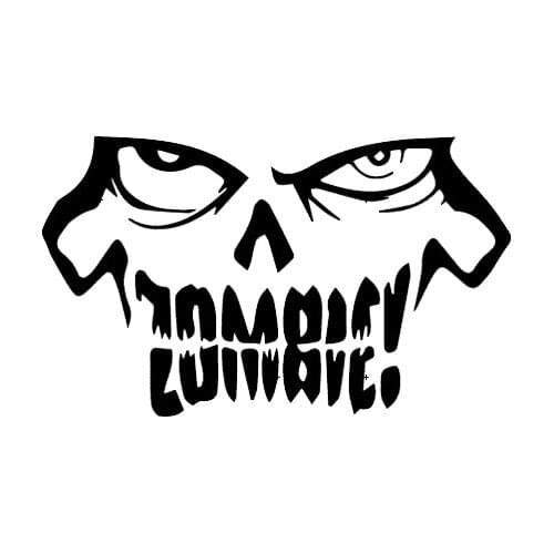 Thriller Zombie Skull Tooth Cool boy Cut Vinyl Car Decal Waterproof Car Body Window Stickers Car Art Decor Removable L072