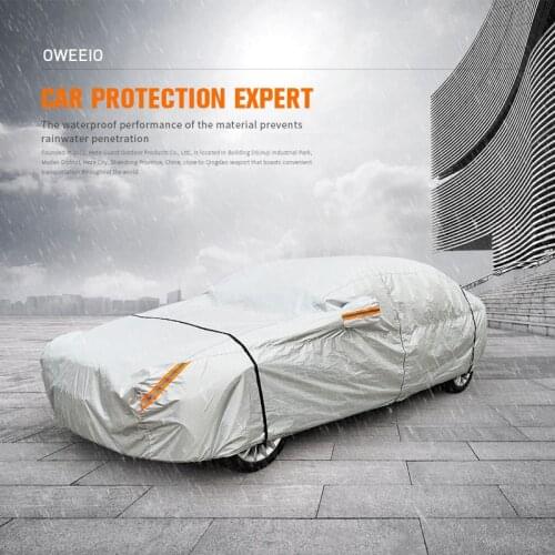 Waterproof Car Cover Universal Winter Snow Anti Sun UV Dust Resistant Protection Exterior Car Cover For Sedan SUV Full Cover