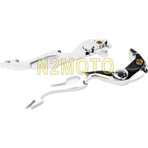 1 Pair Motorcycle Wide Blade Fire Flame Brake Clutch Levers For Honda CBR 1000 RR CBR1000RR 2004-2007 CB1000R 2008-2016 Chrome