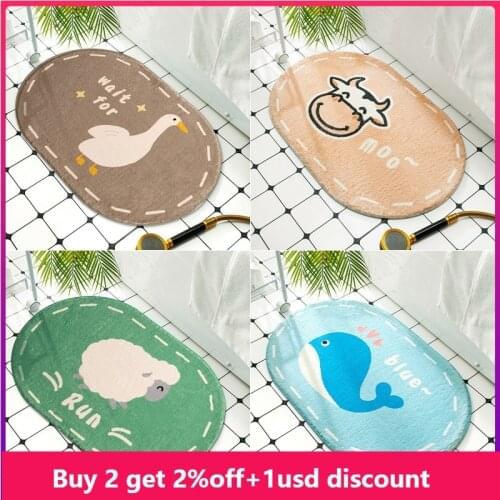 1pc Pink Door Mat Doormat Absorbent Carpet BedBath Entrance Mat Welcome Balcony Area Rugs Living Room Bathroom Tapis Pet Mat