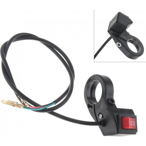 22MM Durable Motorcycle Accessories 3 Speed Module Switch for Electric Bicycle / Scooter /Motorcycle
