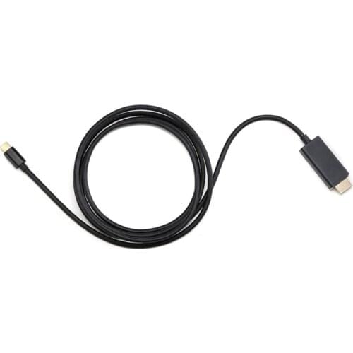 6ft USB C to HDMI-compatible Adapter Aluminum USB Type-C Hub to HDMI-compatible 4K Adapter with 60W PD Charging Port (4K@30Hz)