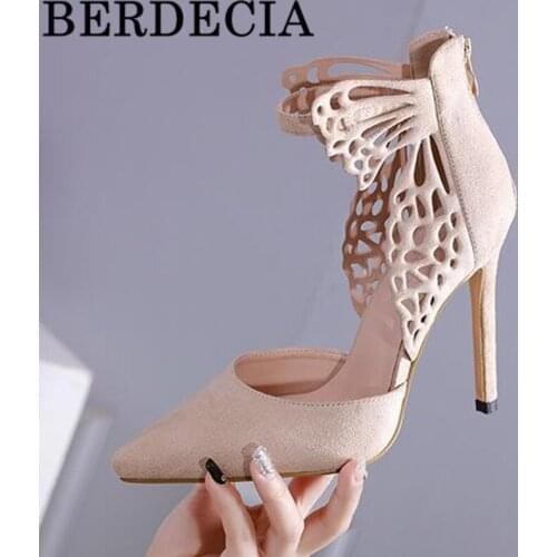 BERDECIA Women's Shoes With A Strap