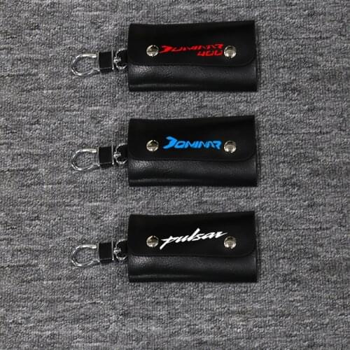 Motorcycle 3D Key Holder Chain Keychain For Bajaj Dominar 400 Pulsar 200 NS/200 RS/200 Motocross Strap Key Ring Keyring