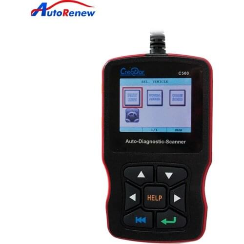 Creator C500 OBDII / EOBD Scanner OBDII Diagnostic Scanner Code Reader For BMW/ Honda/ Acura Diagnostic Tool Support ABS Airbag