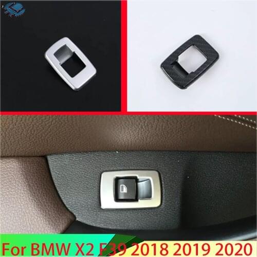 For BMW X2 F39 2018 2019 Car Decoration rear tail trunk boot switch button decorative frame