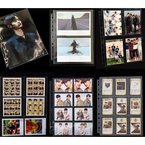 20pages 1 2 3 4 6 8 9 pockets cards page Photo Album cards page for Magical currency collection board game cards star Post card