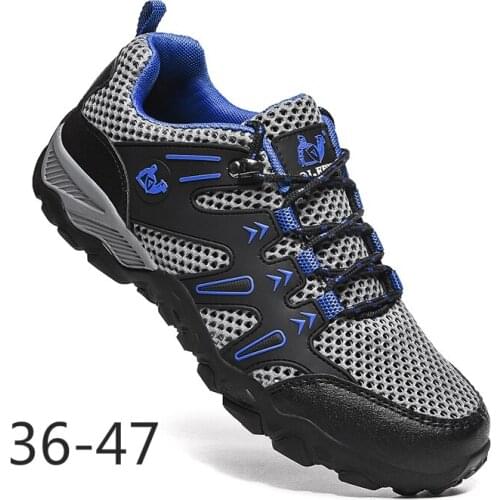 Men Women Outdoor Sports Shoes Breathable Mountain men Footwear Trekking Sneakers Classic Casual Boots 36-47 Zapatos