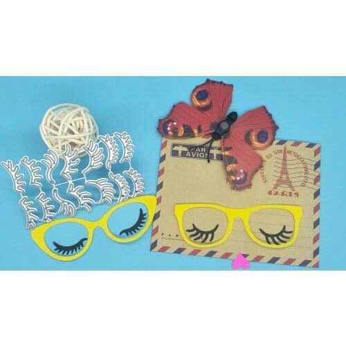 Neue Minitype wimpern form metall schneiden sterben sammelalbum stempel carving papier karte stanzen mold new diy mold