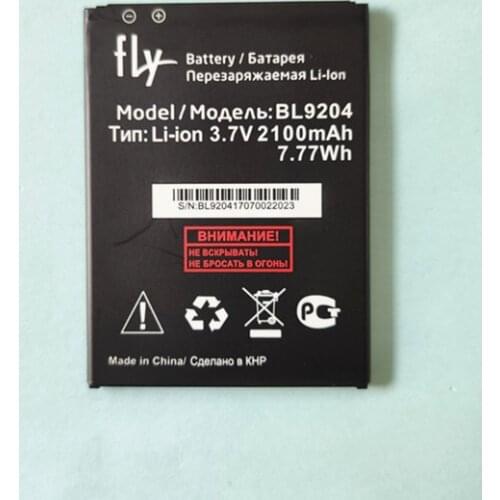 New 2100mAh Battery For FLY FS517 Cirrus 11/BL9204 Mobile phone Battery