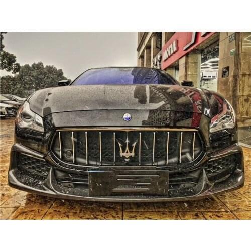 Suitable for New 17-19 Model Maserati President Carbon Fiber Front Shovel Lip Rear Spoiler Tail