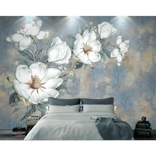 Beibehang Retro Oil Paintings Oil Painting Family 3D Living Room Background Wall 3D Wallpaper Fashion Abstract Mural wall paper