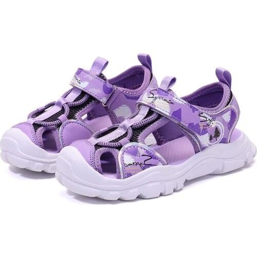 CMSOLO Summer Fashion Sandals For Girls New Pink Non-slip Sandal Running Cute Girl Kids Beach Fashion Shoe Hot Sale Kid Child