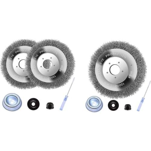 Weed Brush Cutter 150 Mm X 25.4 Mm Wild Weed Brush For Brush Cutter With 4 Mounting Tools Brush Cutter