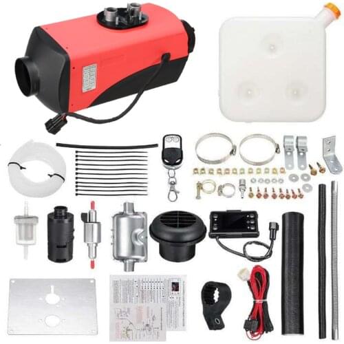 12V 5000W Parking Heater Diesel Heater webasto LCD Monitor Air diesels Fuel Heater Single Hole For Boats Bus Car Heater