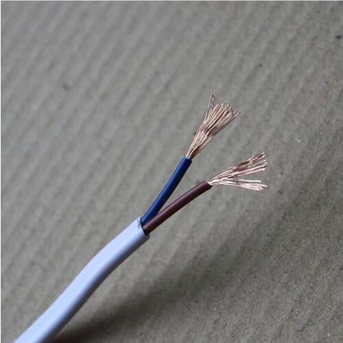 Fine Copper National Standard Non Standard Soft Wire RVV Double Core 2X0.75 Sheathing Wire Cable