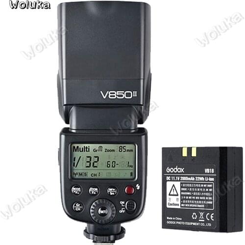 GodoxV850II Flash High-speed synchronous SLR camera speedlite li-Motor top-out shooting light photography fill Light CD15T03