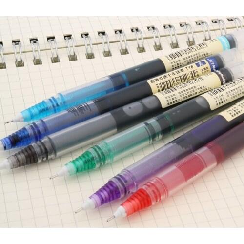 High quality 7pc gel Pen Needle pen ink Calligraphy pen drying ball point pen Stationery Office school supplies Writing
