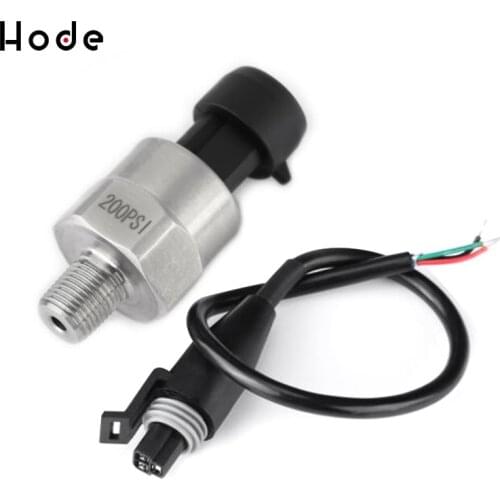 1/8" NPT 5V Stainless Steel Pressure Transducer Sender Sensor Oil Fuel Air Gas