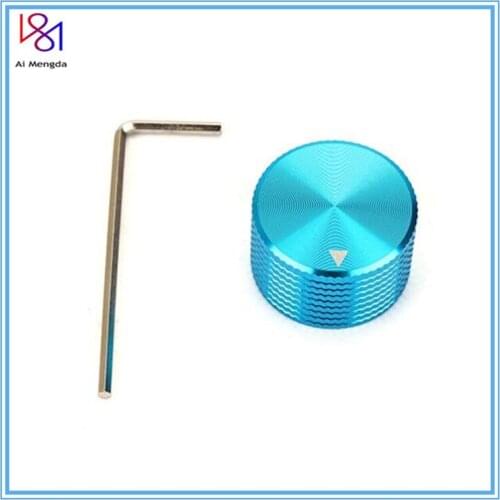 1pcs blue/black 3D Printer Touch Screen Aluminum Knobs Rotary Switch Module Upgrade Button Cap for 3D Printer 12864 2004 LCD