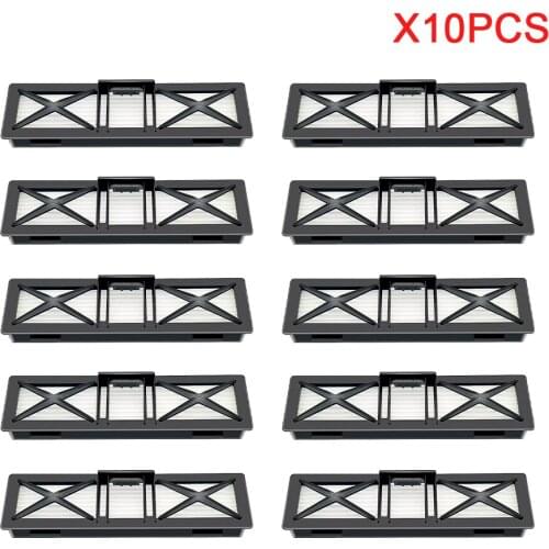 10pcs Portable Replacement Filters Side Brushes for Neato Botvac 70e 75 80 85 D75 D80 Vacuum Cleaner Parts