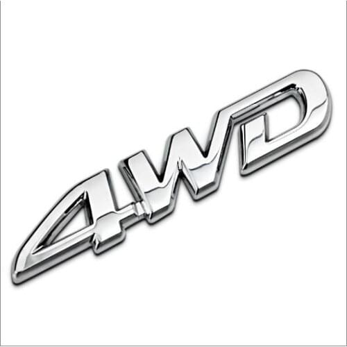 1X 3D Car RAV4 AWD Metal Emblem Decal Sticker Badge car emblem stick car body stick car accessories Car Styling