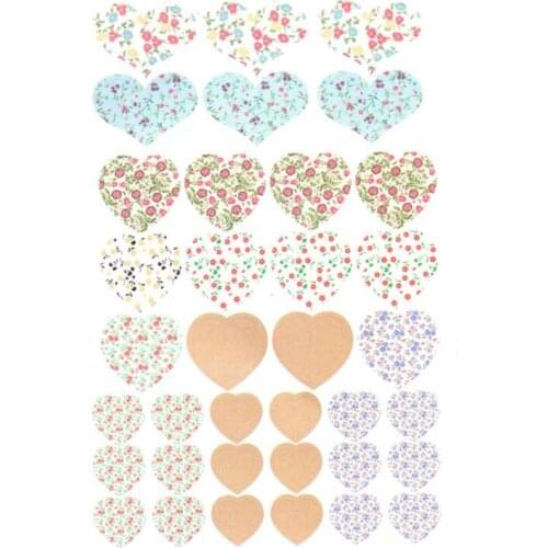 20 Pcs/lot Heart Shaped Stickers Self Adhesive DIY Crafts Card Scrapbooking Paper Decor Stationery Kid Praise