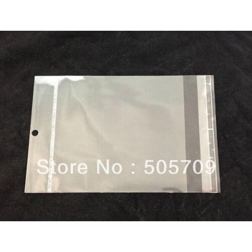 200Pcs Clear Plastic Self Adhesive Seal Opp Bags 17x11cm #22596