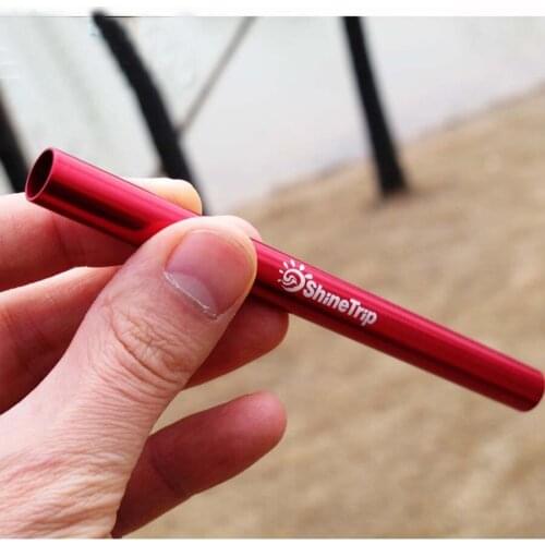 4pcs/lot Aluminum Alloy Camping Tent Gear Aid Splint Emergency Repair Split Sleeve Tube for 7.9/8.5mm Tent Poles