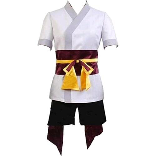 Anime Hunter X Hunter Cosplay Costumes Machi Role Play Costume Adult Men Women Halloween Carnival Paty Full Set Uniform Suit Wig