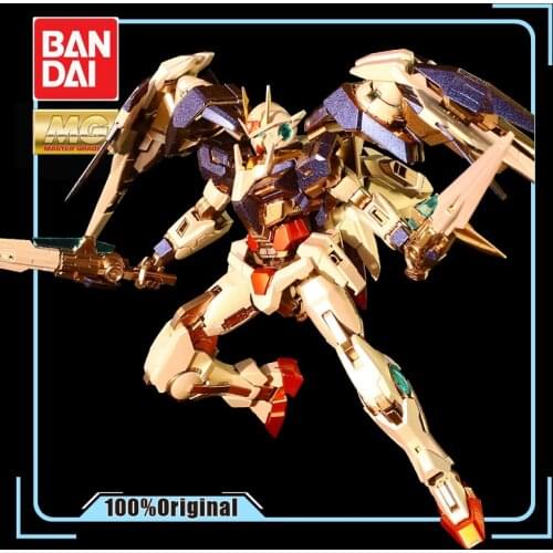 BANDAI MG1:100 00R GUNDAM Mirage To Color Assembly Model Action Toy Figures Childrens Gifts