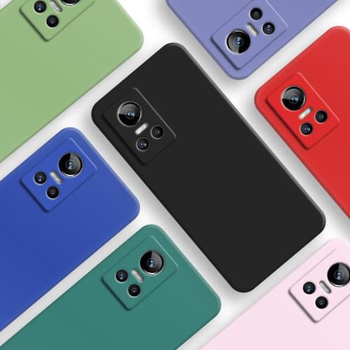 For Realme 8 Pro Case For Realme C25 C25s C21 C15 C12 V13 Case Original Liquid Silicone Soft Cover For Realme 8 6 Pro Narzo 30A
