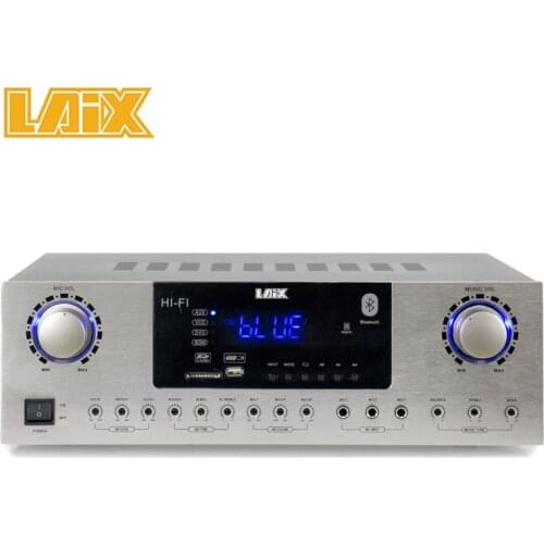 Black Professional Power Amp And 160W 8Ohm Karaoke Amplifier Ktv Use Mixing