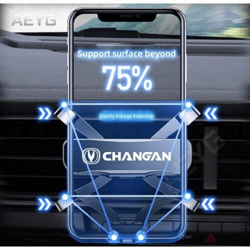Car Mobile Phone Holder For Changan CS15 CS35 CS55 CS75 CS85 CS95 Coupe CX20 CX70 Gravity Air Vent Stand Smart Special Mount