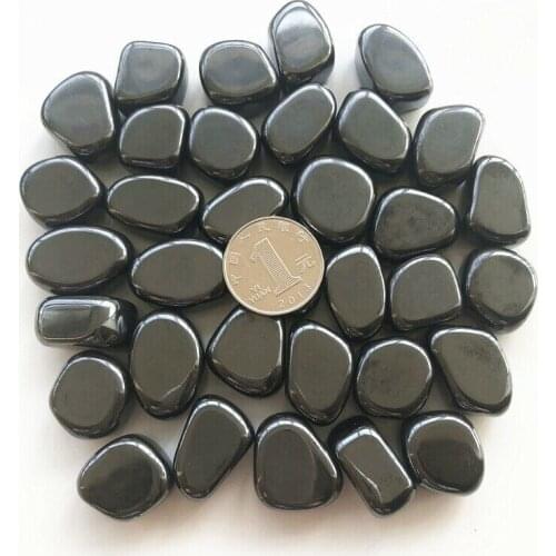 Dropshipping 100g 15-30mm Natural Hematite Tumbled Stones Carved Crystal Reiki Healing Crafts Natural Stones and Crystals