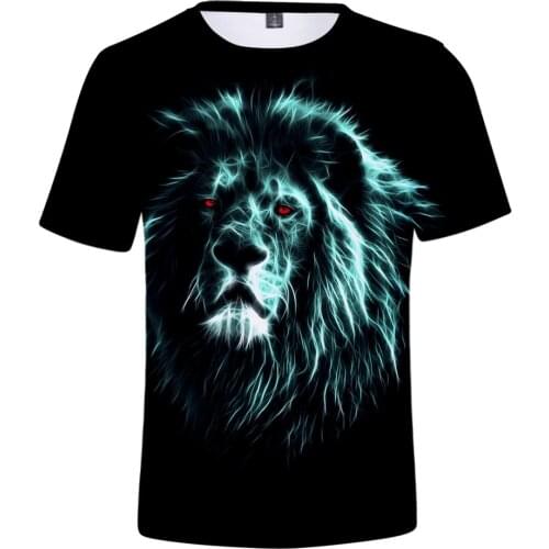 Animation The Lion King 3D T-Shirt Men Women Hip Hop Short Slevee Fashion 3D T shirt Men print The Lion King Summer black Tees