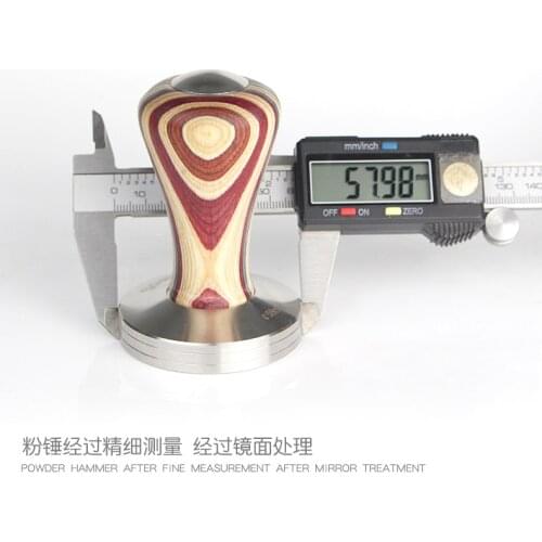 Hot Sales Colorful Flat Base Espresso Stainless Steel Tamper Coffee Bean Press Coffee Tamper Italian Coffee Tamper