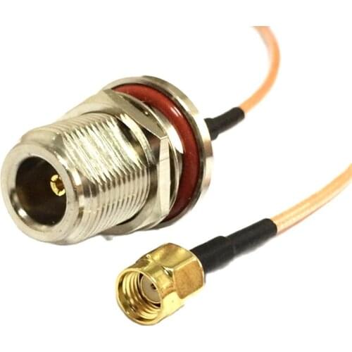 RP SMA Male plug Switch N Female bulkhead Pigtail Cable RG316 Wholesale 15cm/30cm/50cm/100cm