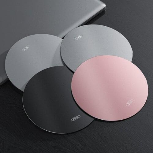 Aluminum Alloy Mouse Pad Gamer Girl Anti-Slip Mousepad for Laptop PC Pink Mause Pads Desk Mat Waterproof computador e escritorio