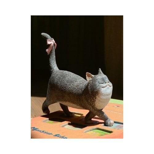 Creative cat ornaments living room study bookcase net red decorations desktop send boys and girls birthday gifts