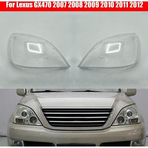 Headlamp Cover For Lexus GX470 2007 2008 2009 2010 2011 2012 Car Headlight Lens Replacement Auto Shell