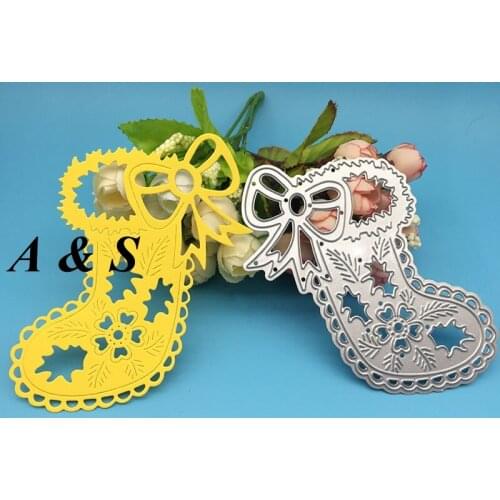 METAL CUTTING DIES Christmas Stocking Gift Scrapbook Card Album Paper Craft Home Decor Embossing Stencil Punch Y43