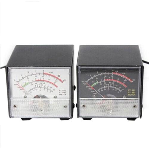 FT-897 Metal Case Power Meter Original External S Meter SWR Power Meter For Yaesu FT-857 FT-897 Practical power meter