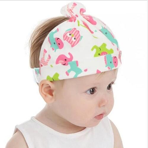 Cute Baby Turban Printting Hair Scarf Triangle Bandanas Elastic Headband Bandana Hats Hair Accessories
