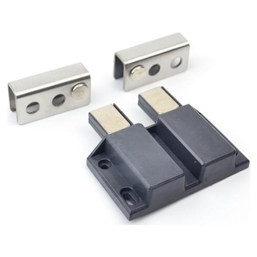 Double Door Glass Wine Cabinet hinge sets,Stainless steel,with Door sensor,Door sensor,hardware for glass thickness 5-8mm,8pcs