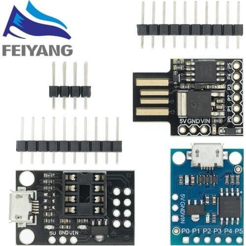 1PCS Blue Black TINY85 Digispark Kickstarter Micro Development Board ATTINY85 module for Arduino IIC I2C USB