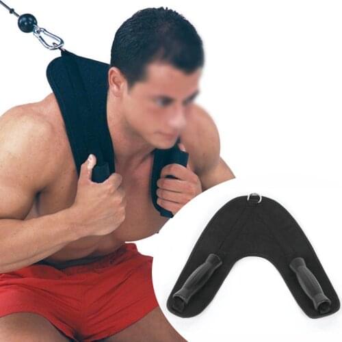 Suspender Strap Handle Accessories Professional U Shape Practical Gym Support Head Band Fitness Workout Weight Abdominal Crunch