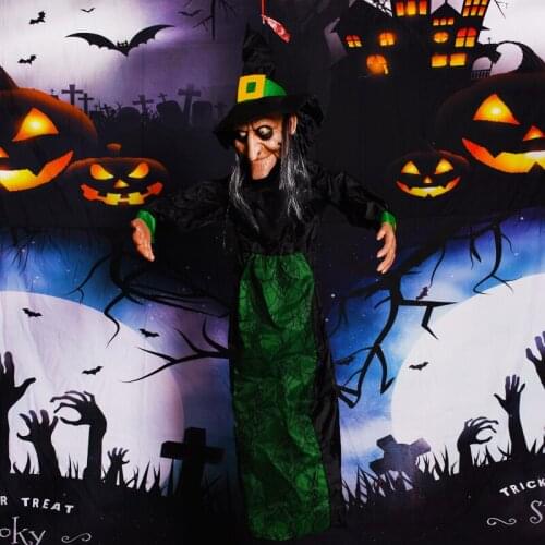 Halloween Skull Skeleton Home Bedroom Intimidating Child Decoration Party Ornaments Halloween Witch Ghost Grim Ghost