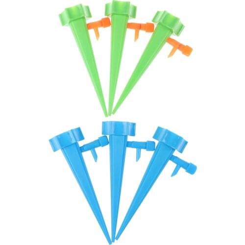 6Pcs/lot Watering Spikes Device Automatic Plants Self Water Drip Irrigation System A Wholesale